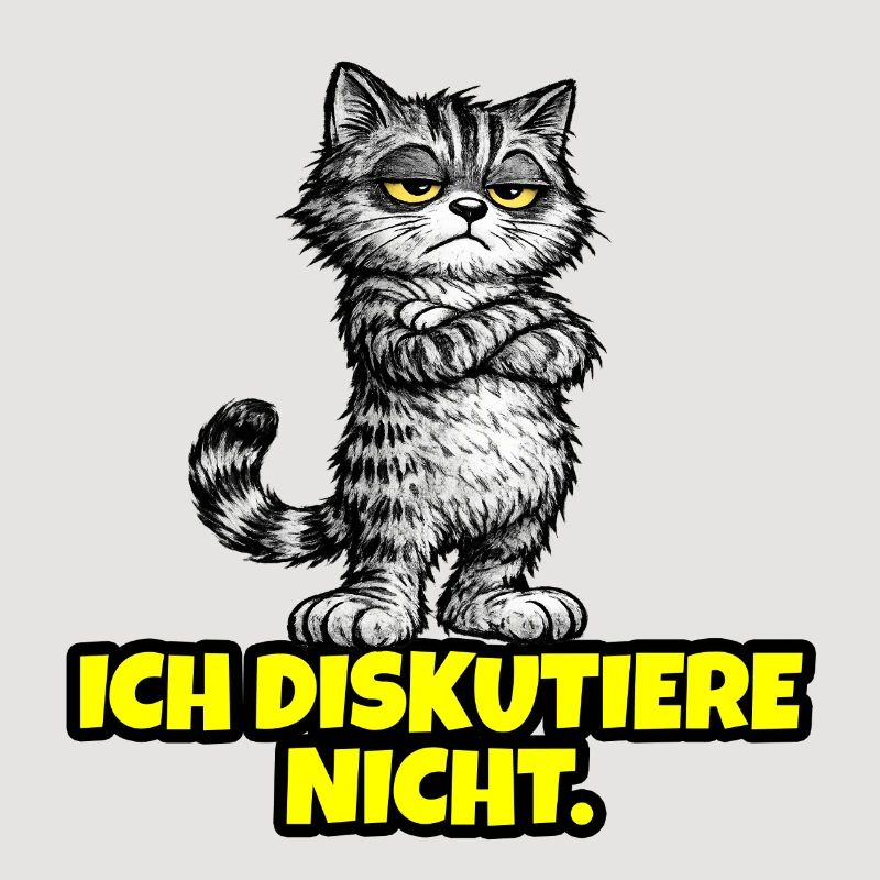 Ich diskutiere nicht. – Grumpy Katze (CAT)