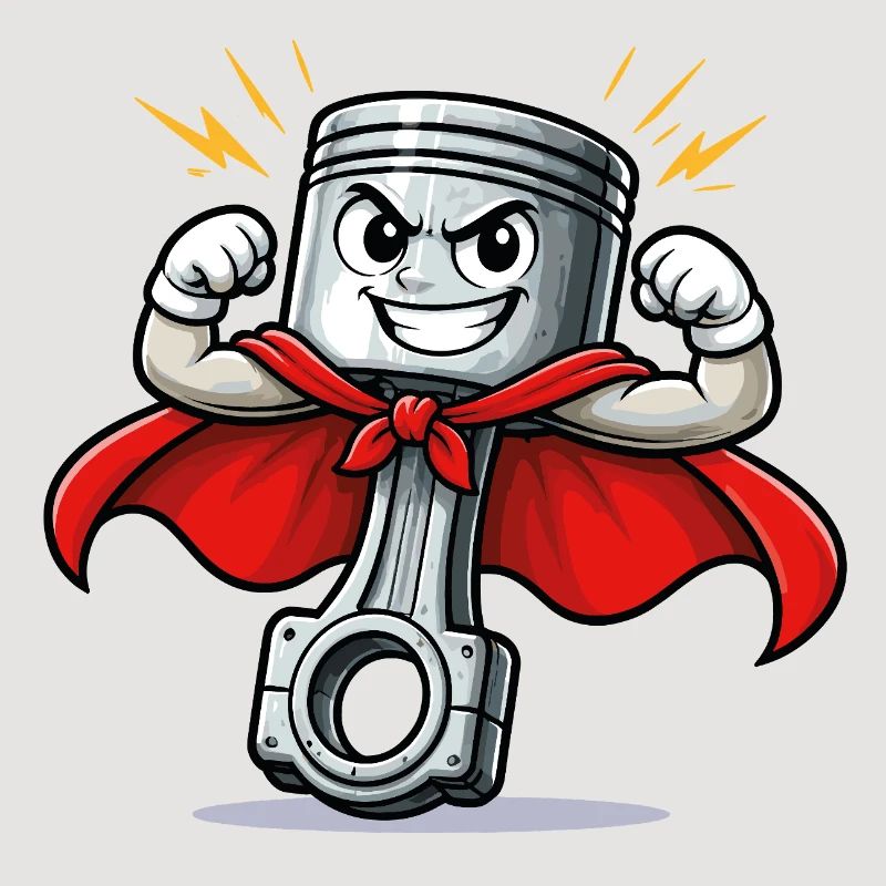 Mechanikers Superheld Piston