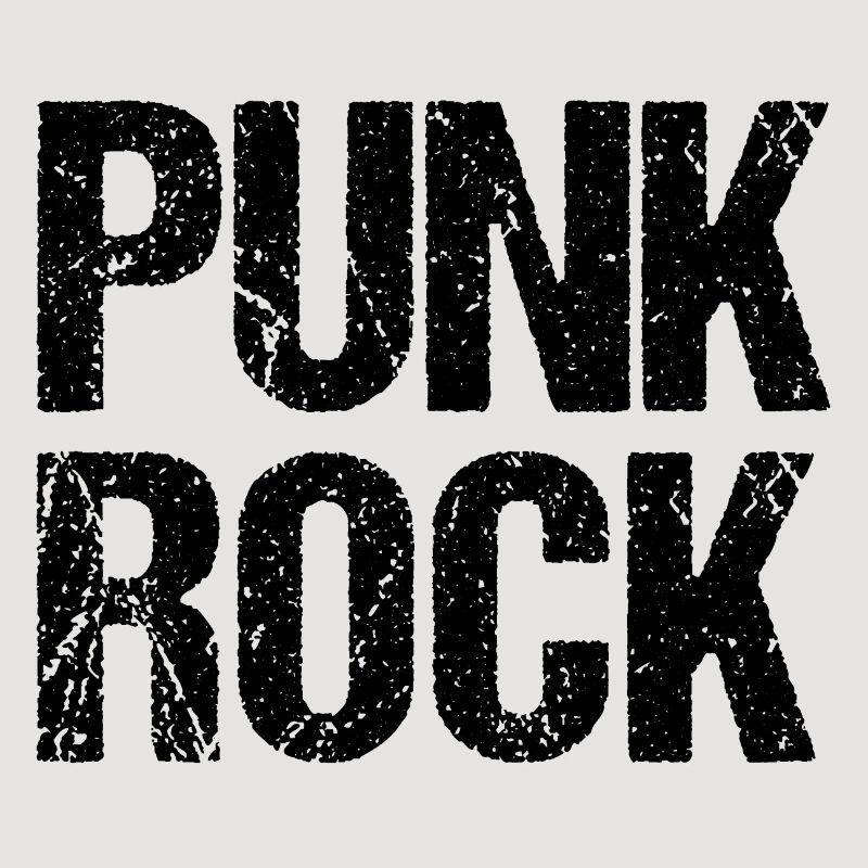 Distressed Punk Rock Logo-Design