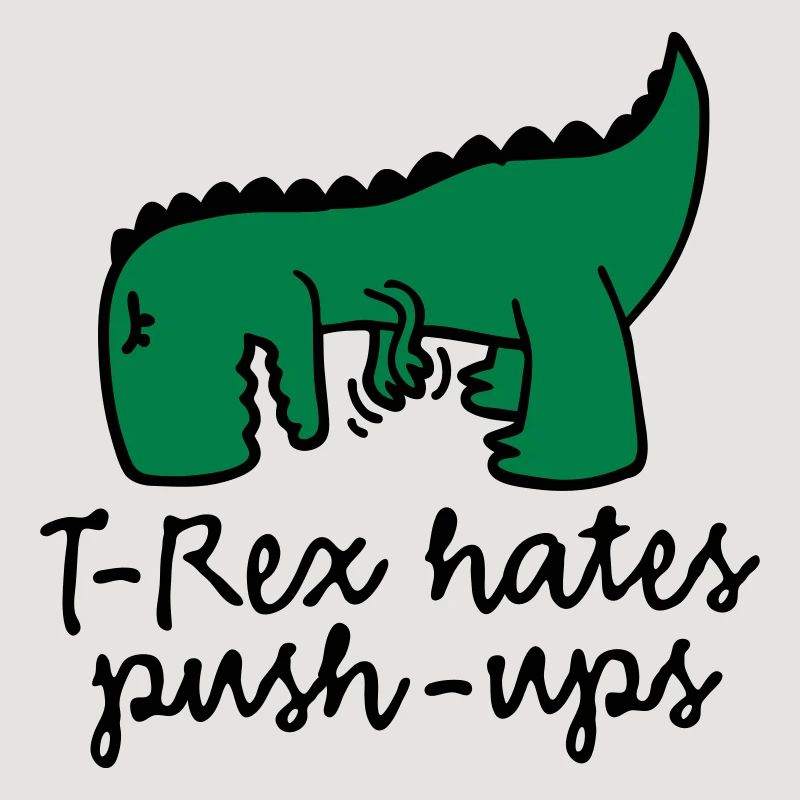 T-Rex déteste push-ups