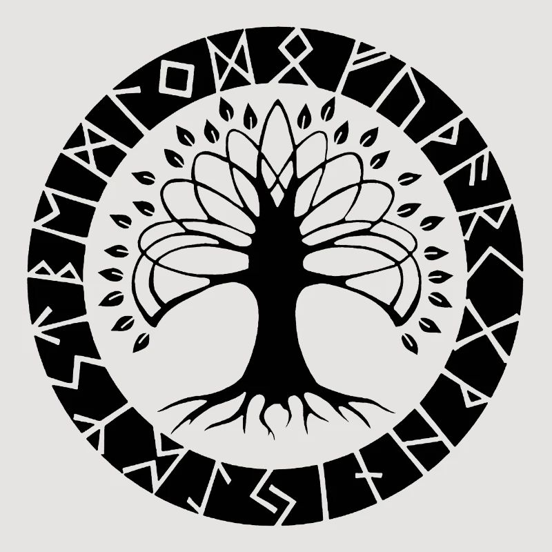 Schwarzer Runenbaum