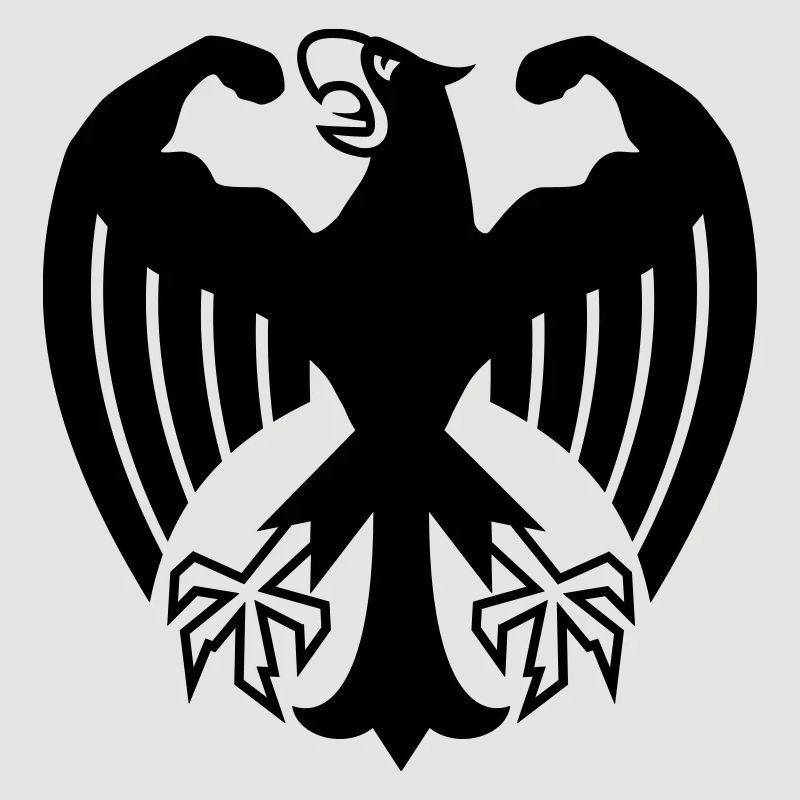 Fitness eagle with muscles