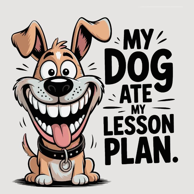 Mon chien a mangé mon professeur de plan de cours