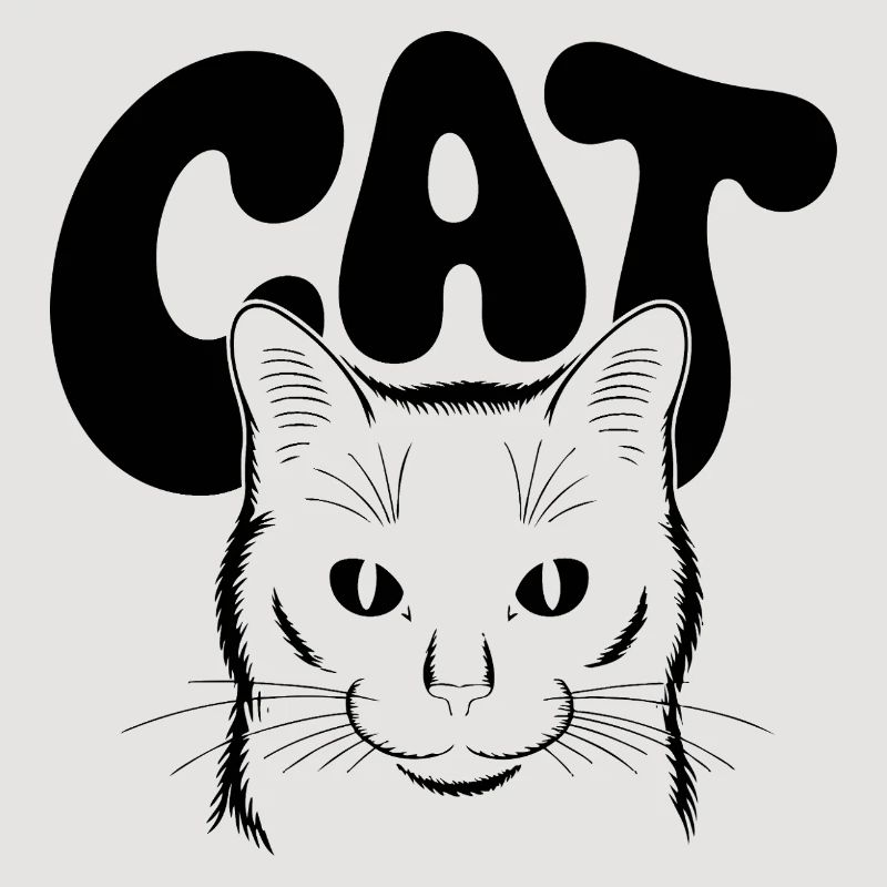 Cat logo for light backgrounds