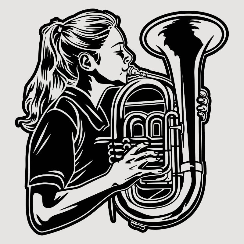 Tuba Mädchen