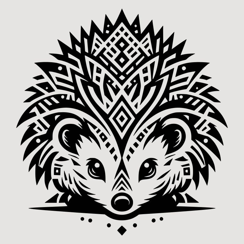 Hérisson tribal