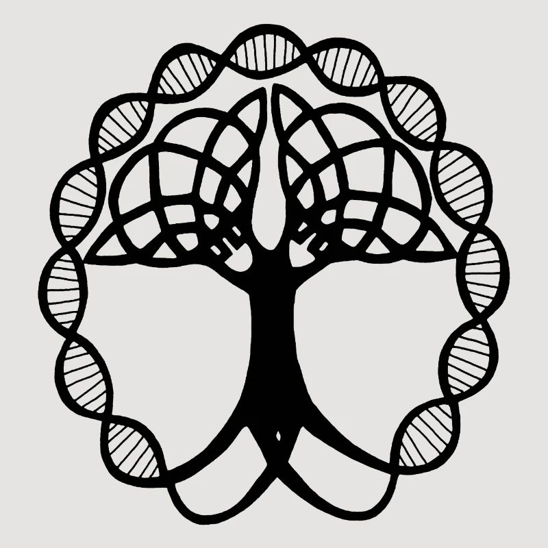 Arbre noir étrange
