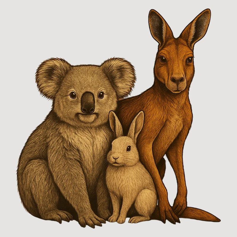Koala Kangaroo Rabbit