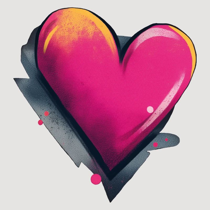 Graffiti de coeur