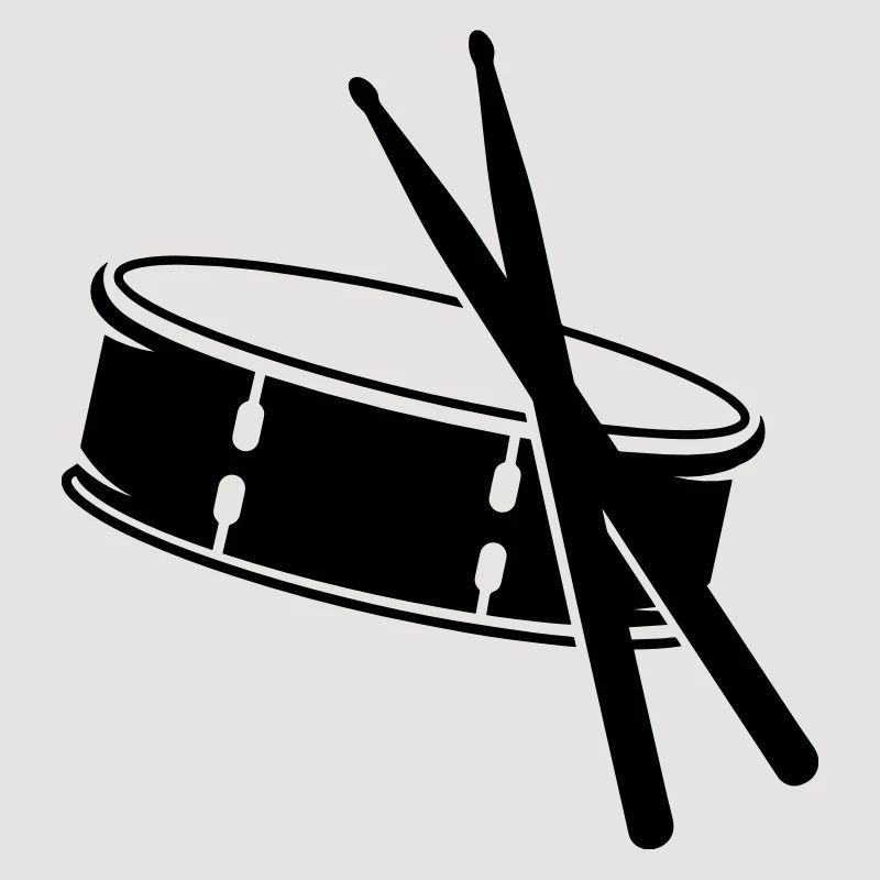 Trommel und Sticks