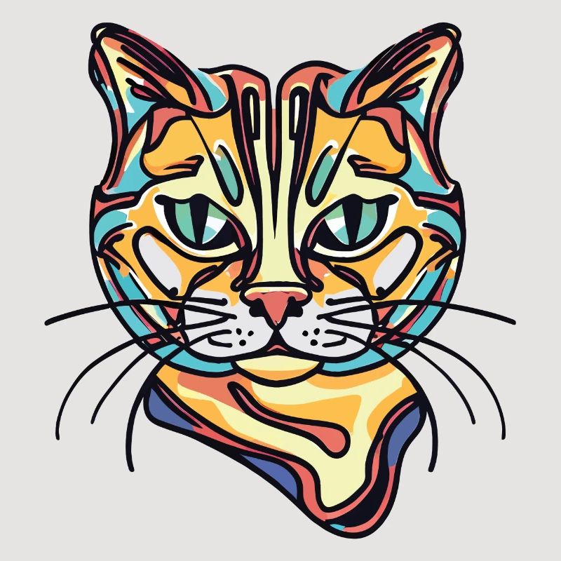 Bunte Katze
