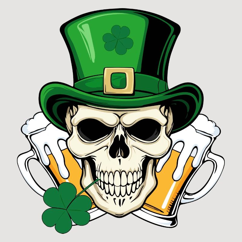 skull san patrick day