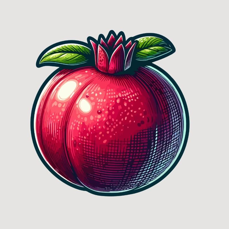 Pomegranate with Bright Modern Patterns