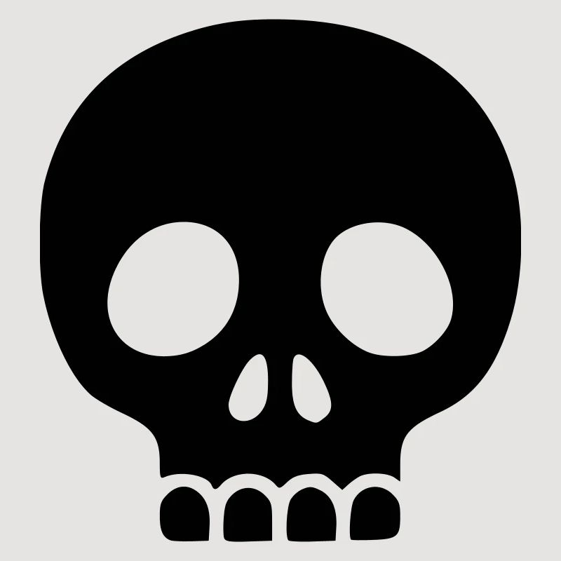 Skull Vector | Minimalist Skull Icon