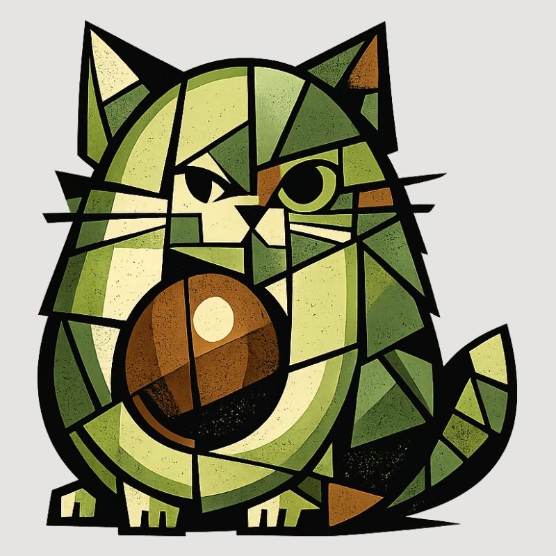 Version cubisme AvoCat