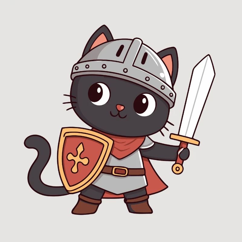 Chat Noir Chevalier