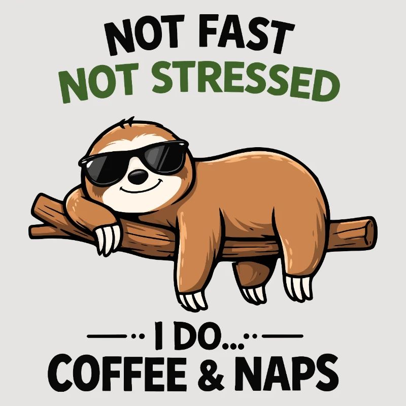 Chill Sloth Kaffee & Nickerchen