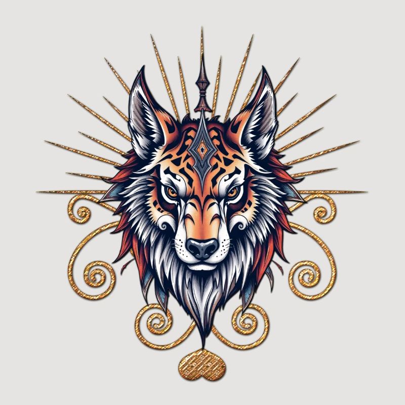 Superbe tête de loup
