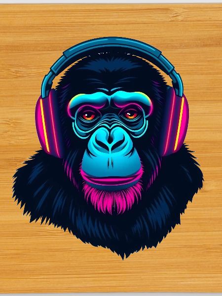Affe als DJ