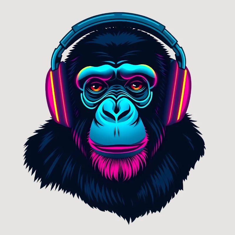 Monkey as DJ