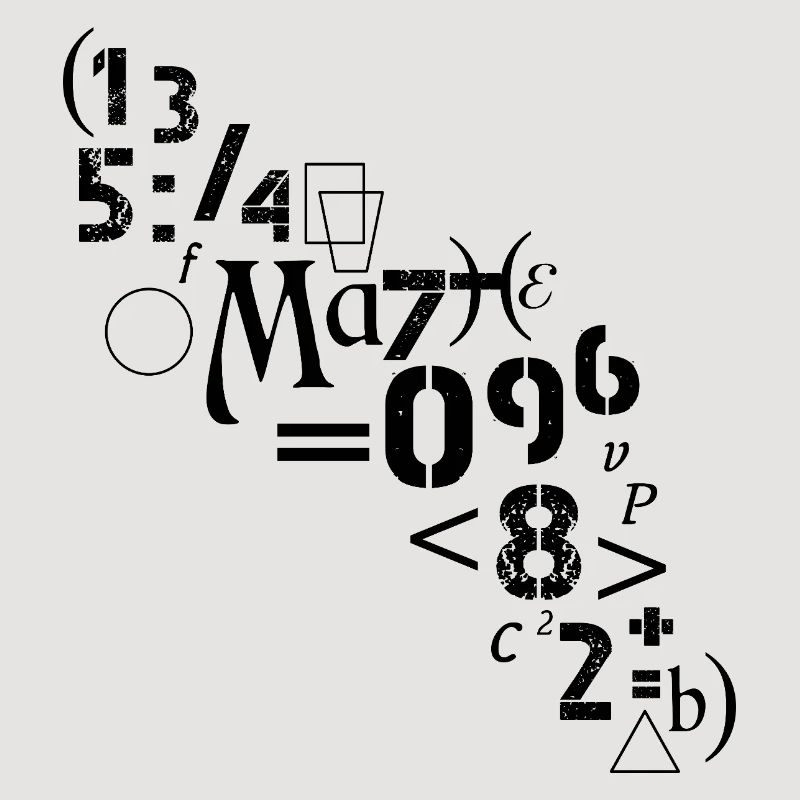 Math Mathematician Analyst Numbers Symbols