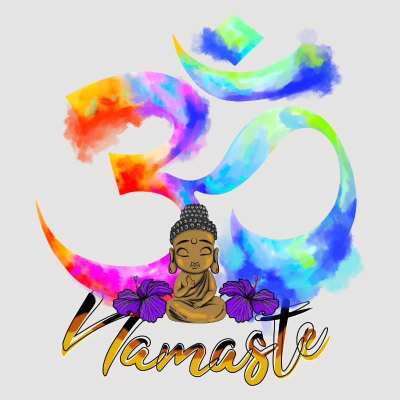 Namaste Bow Iris Buddha