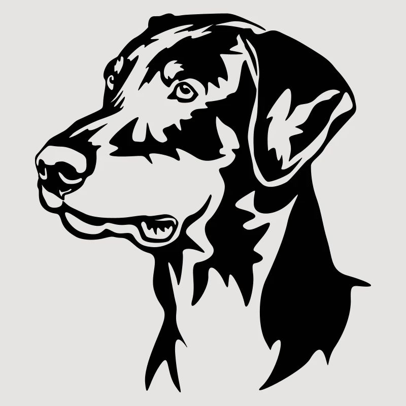 Doberman Head