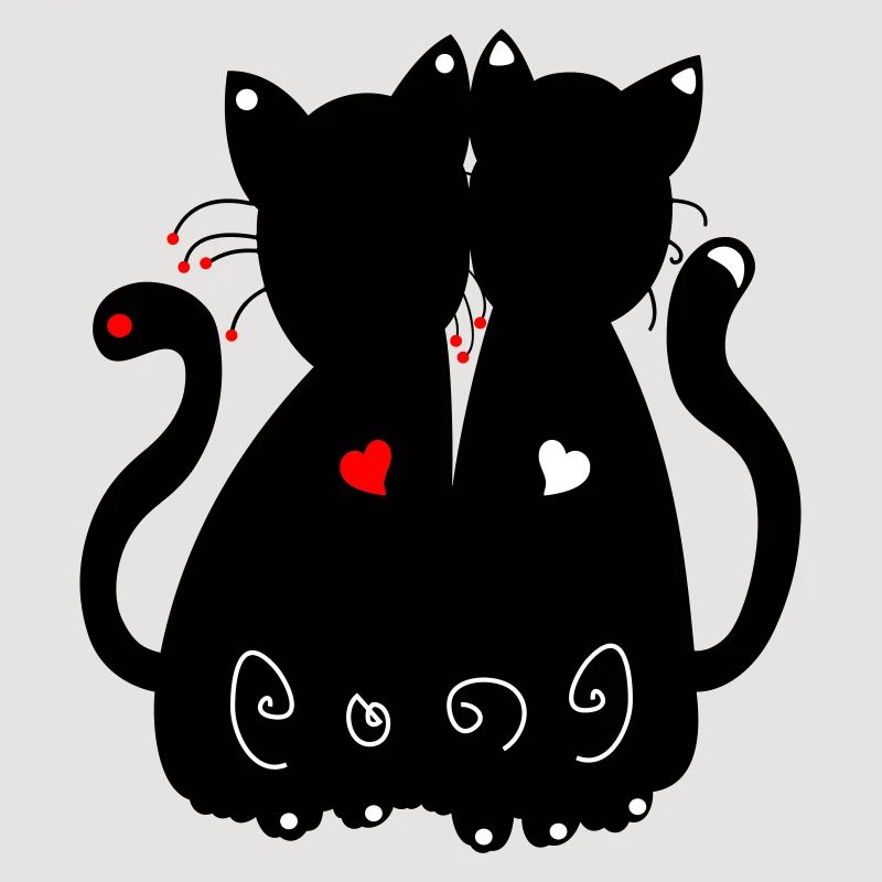 schwarze Katzen