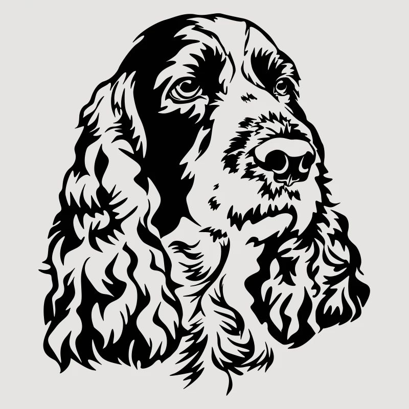 Englischer Springer Spaniel Kopf