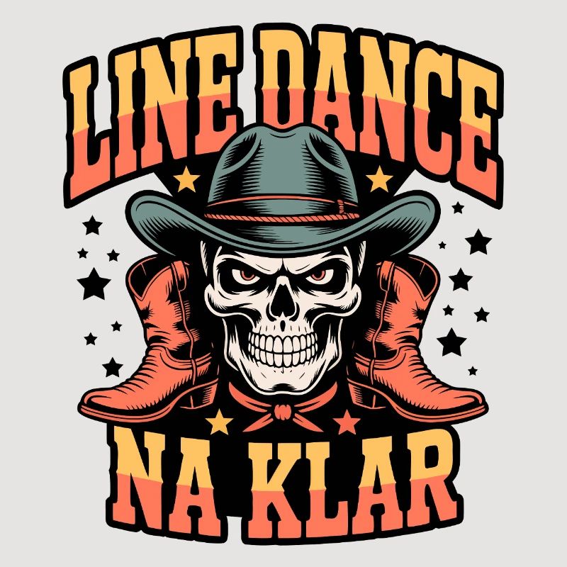 Line Dance Schädel Rodeo