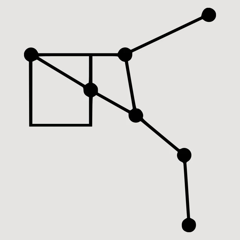 Sternbild Geometrie Linien