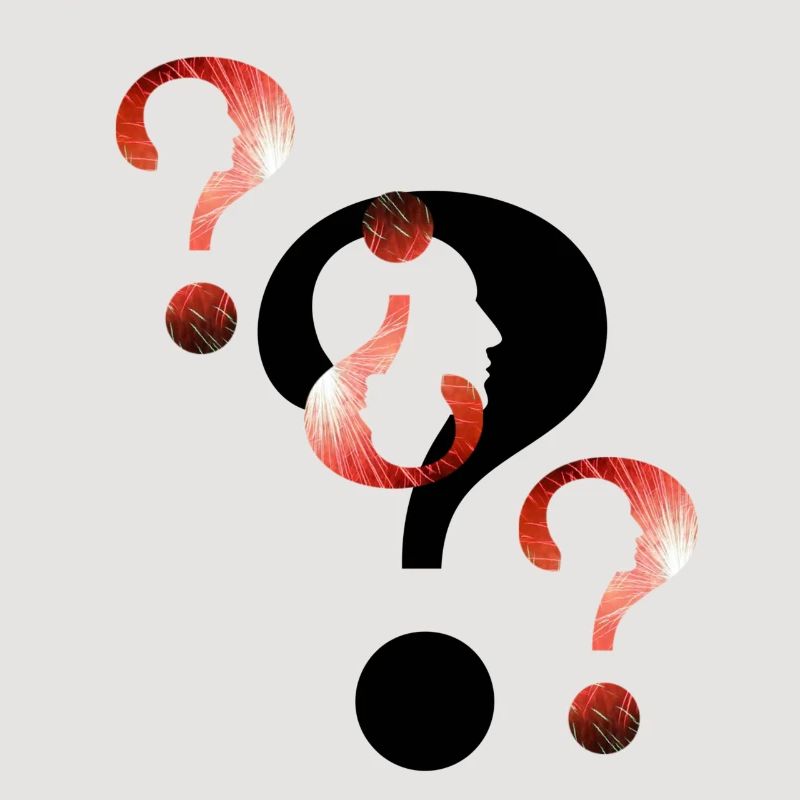 Point d’interrogation Feux d’artifice