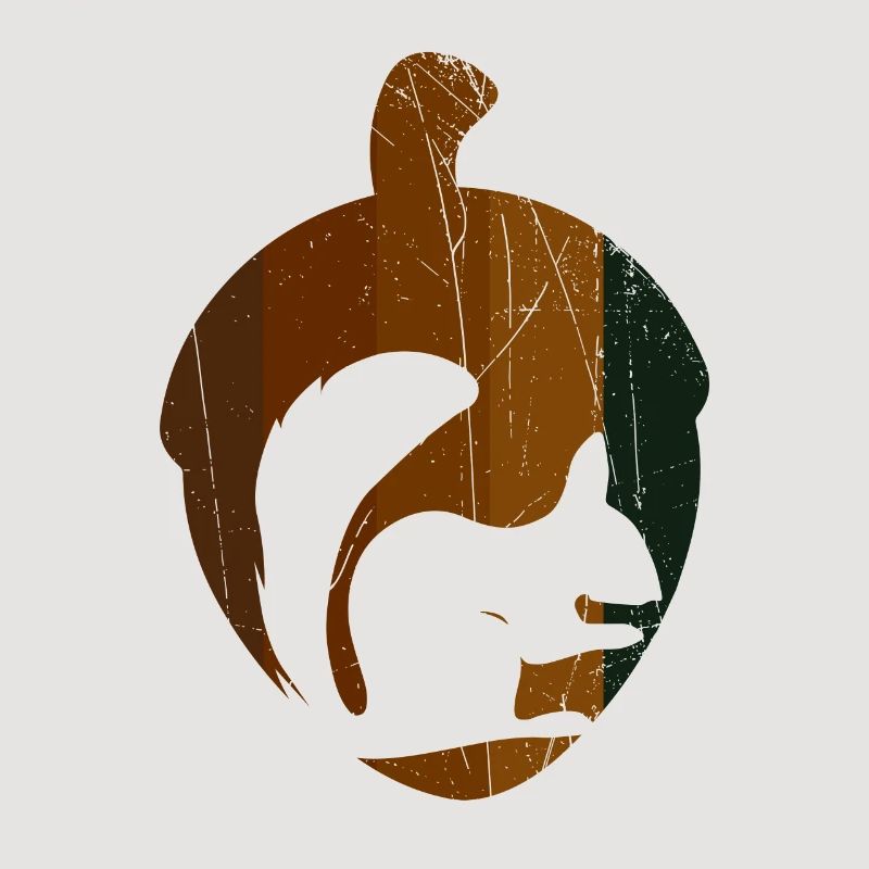 Squirrel hazelnut - design