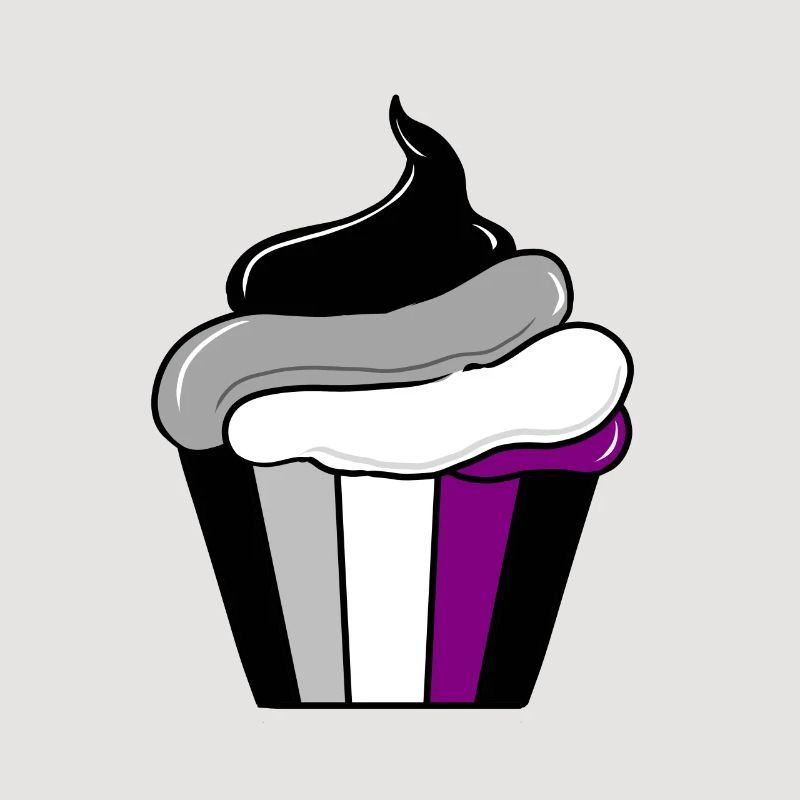 Ace Pride Cupcake