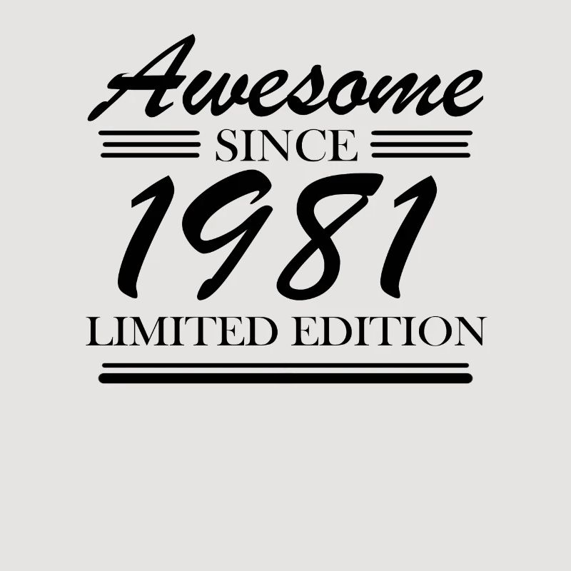 1981 - Born 1981