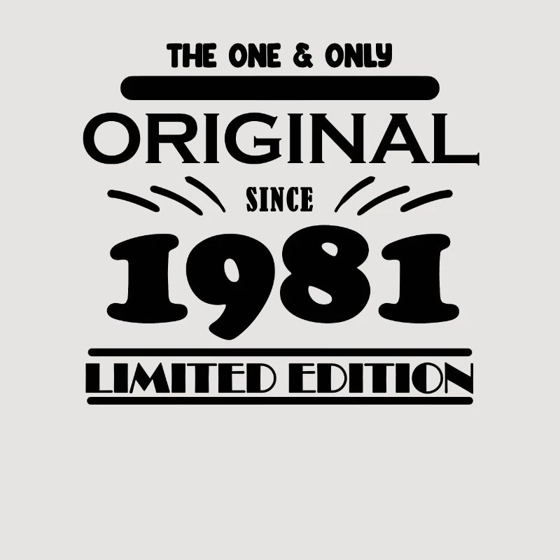 1981 - Année de construction 1981 - Naissance 1981