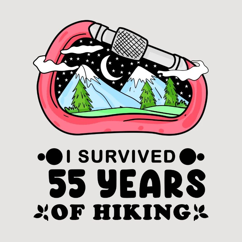 Mountain Wanderer 55e anniversaire 55 ans cadeau