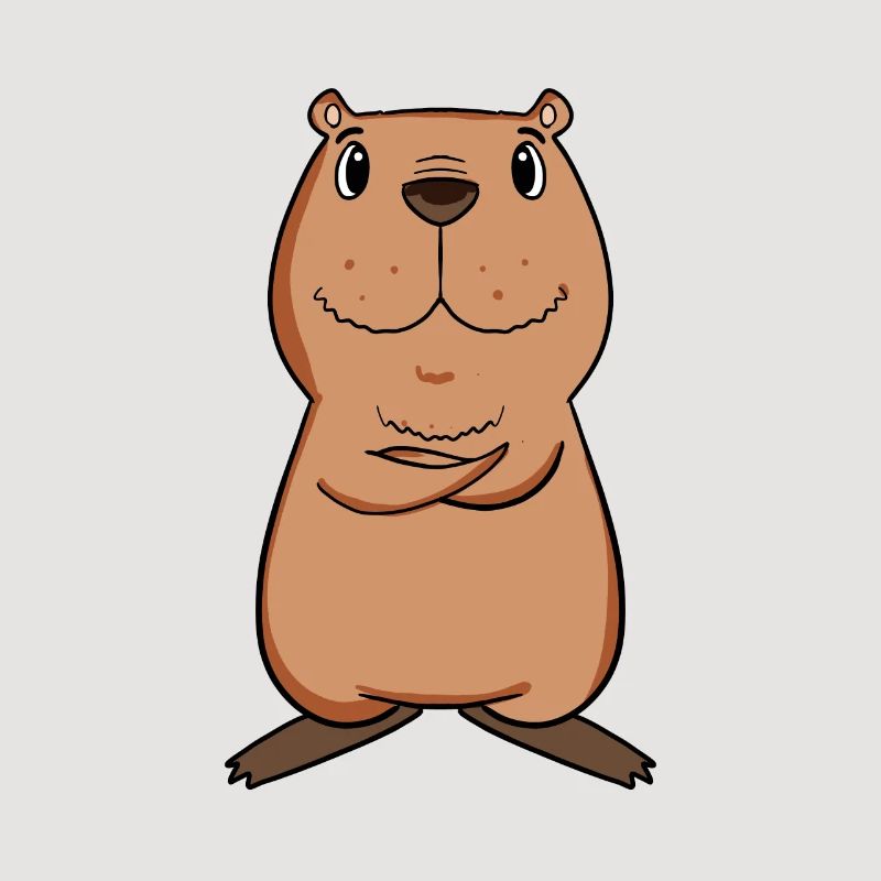 Motif Capybara capybara