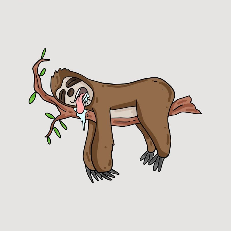 Sleeping sloth