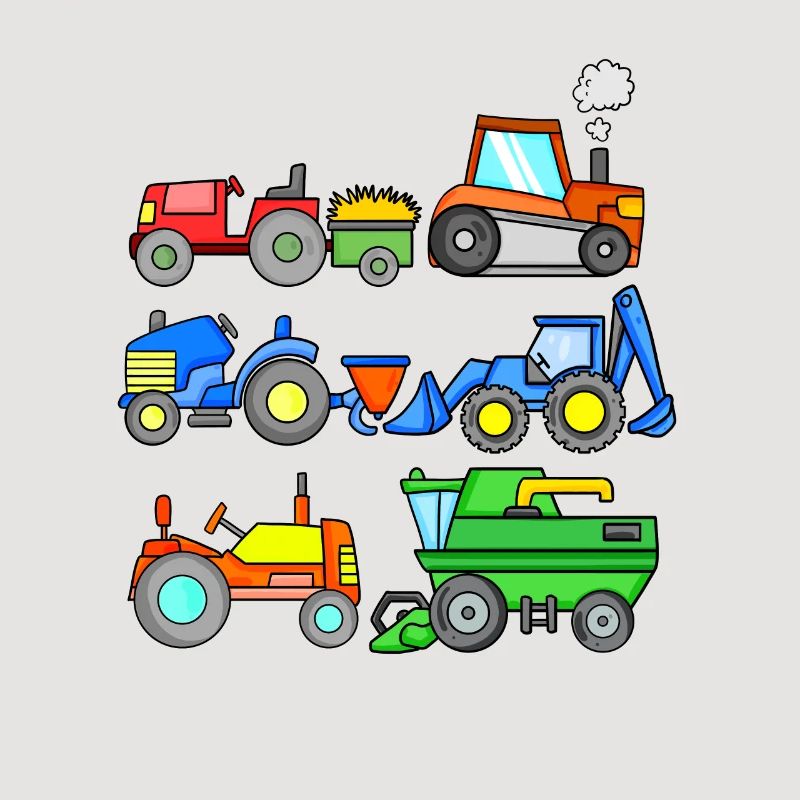 Construction site vehicles