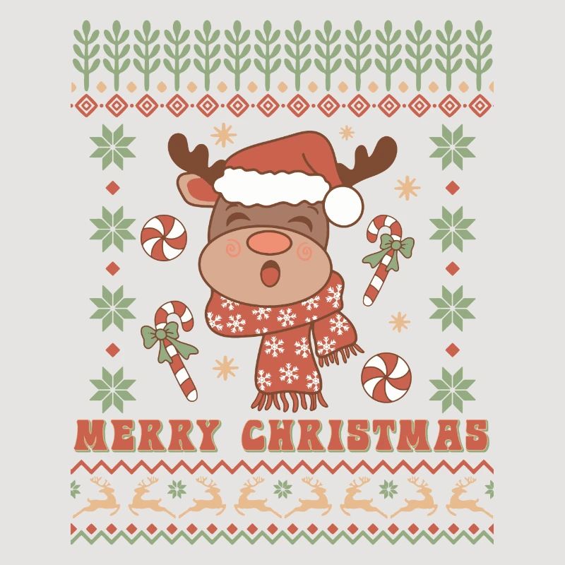 Pull de Noël moche