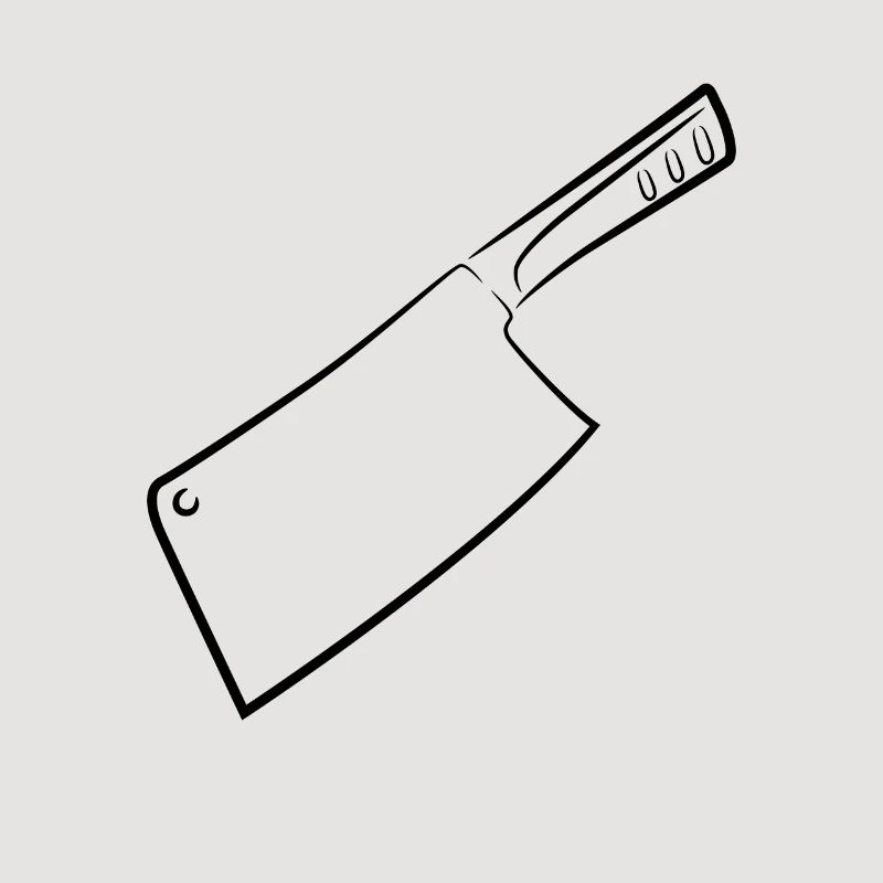 Dessin de couperet