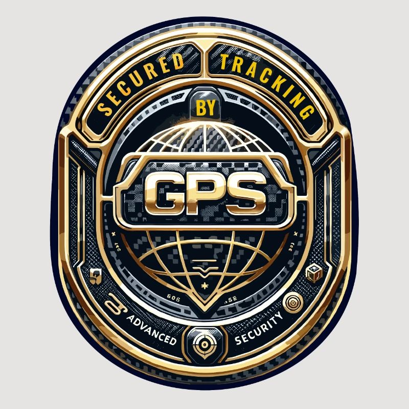 GPS-Tracking Warnaufkleber