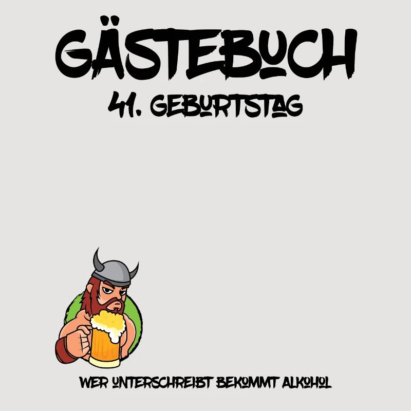 41. Geburtstag | Gästebuch Design