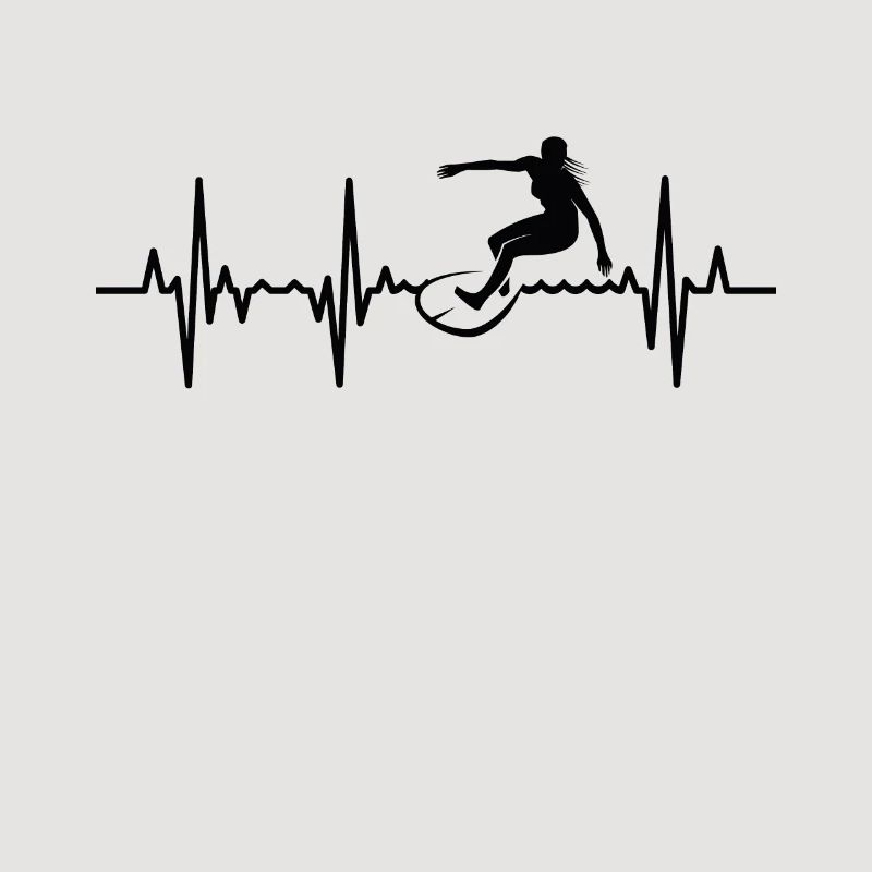 Cardiogramme du surfeur
