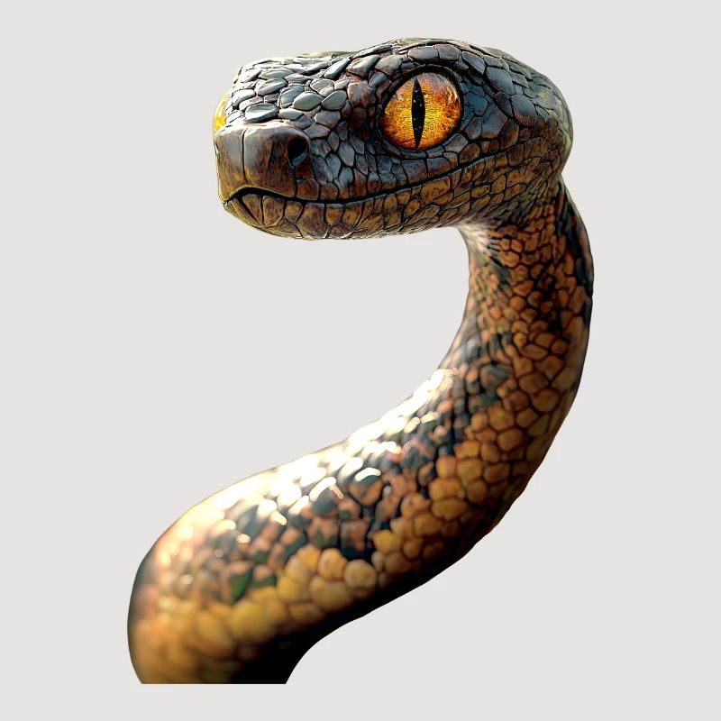 Serpent Python Cobra Mamba Serpent à sonnettes Serpent