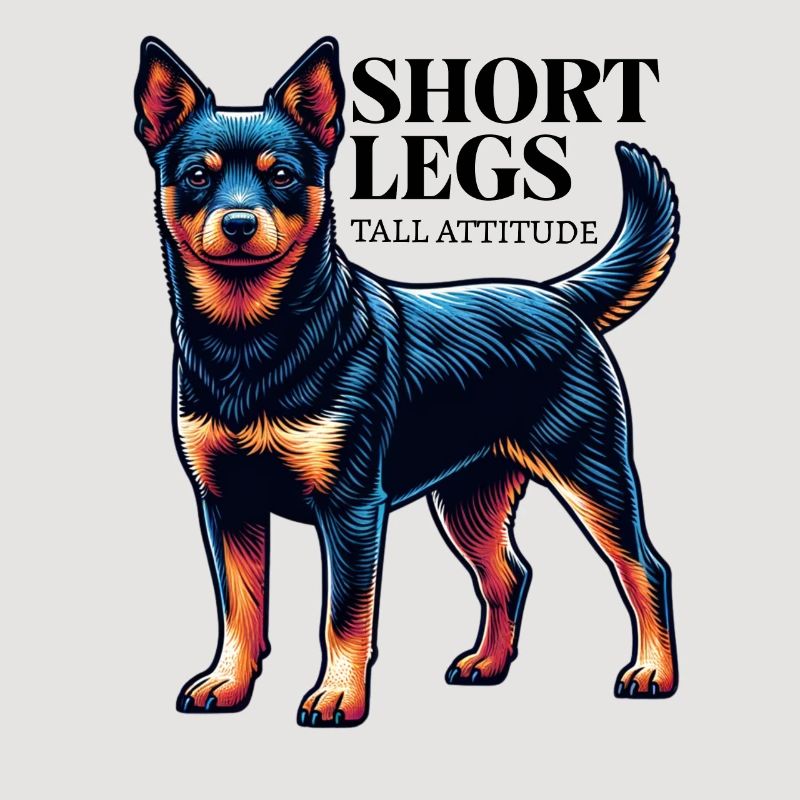 Lancashire Heeler kurze Beine Spruch Geschenkidee