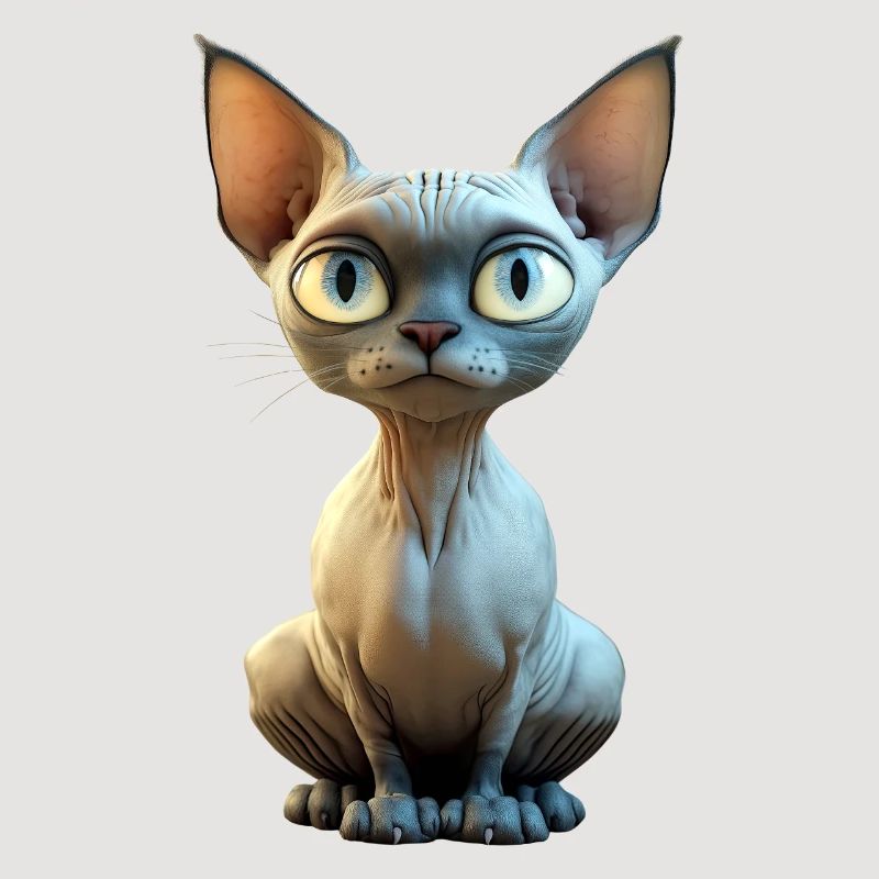 Chat Sphynx Chat Sphynx Chat Canadien Mignon Sphinx