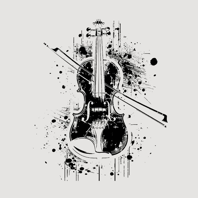 Dessin de violon