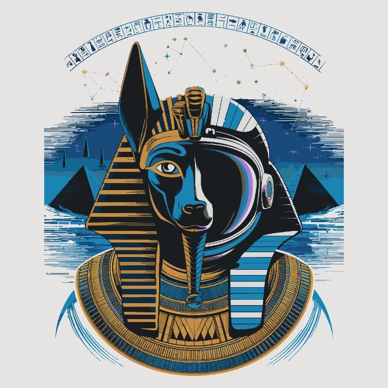 Conception hybride Anubis céleste
